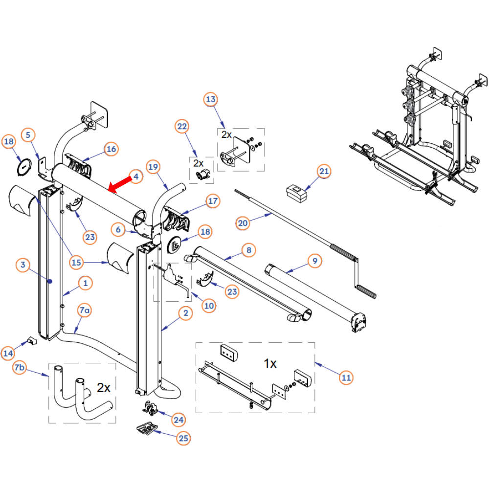 BR-Systems Abdeckprofil 0,494 m (Nr. 5001773)