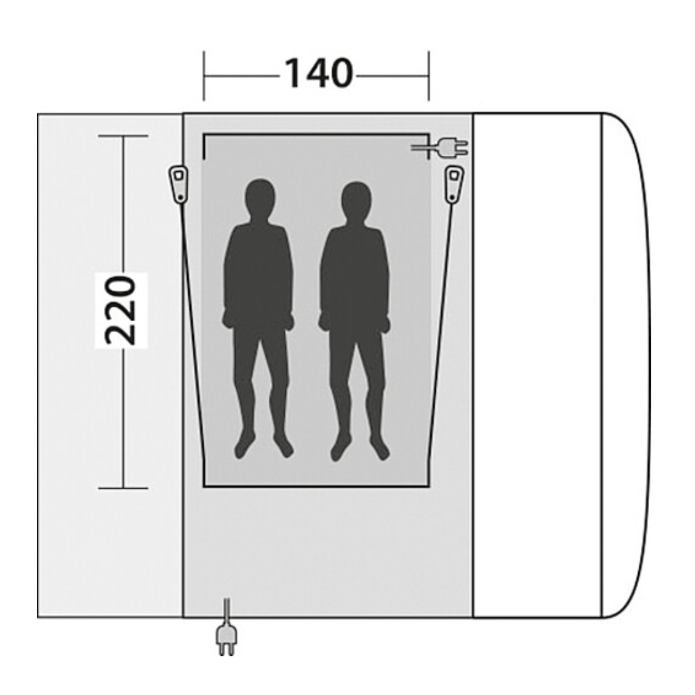 Outwell Innenzelt für Crossville 250SA