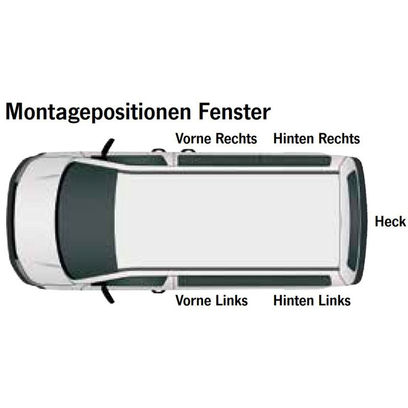 Carbest starres Fenster für VW T4 kurzer Radstand