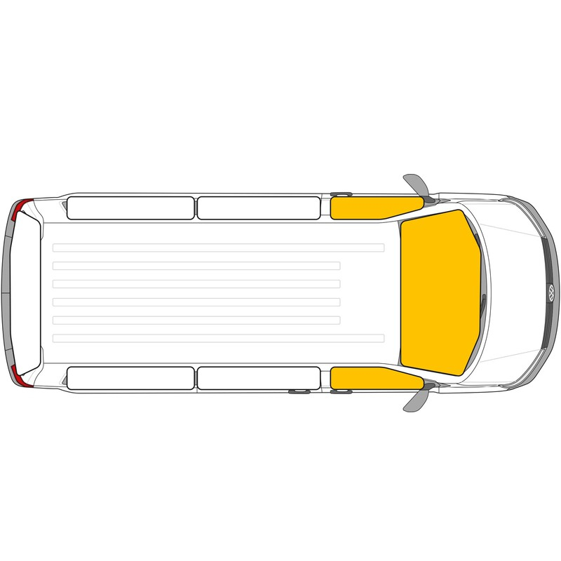 Carbest Isoflex Thermomatten Fahrerhaus 3-tlg. VW T4 ab Bj. 1990