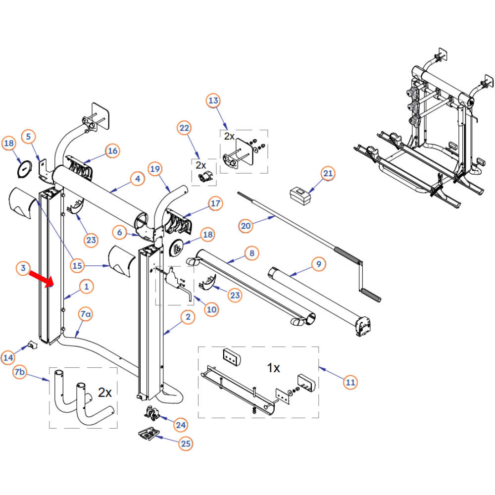 BR-Systems Rüstsatz für Bike Lift (Nr. 5101000)